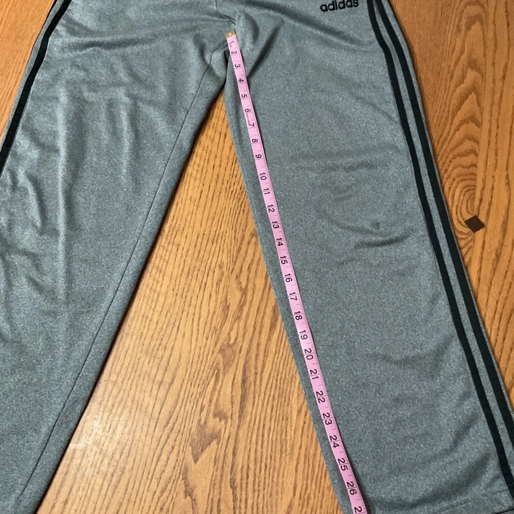Adidas Gray Men's Pants with drawstring size medium
